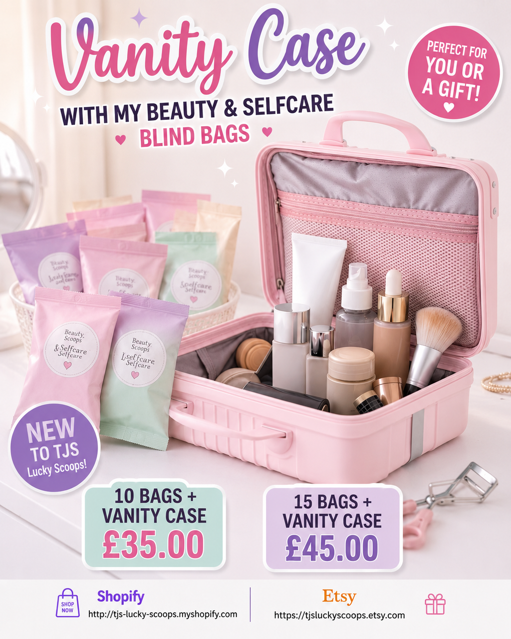 Vanity Case - Beauty & Self care Blind Bags 10 bags